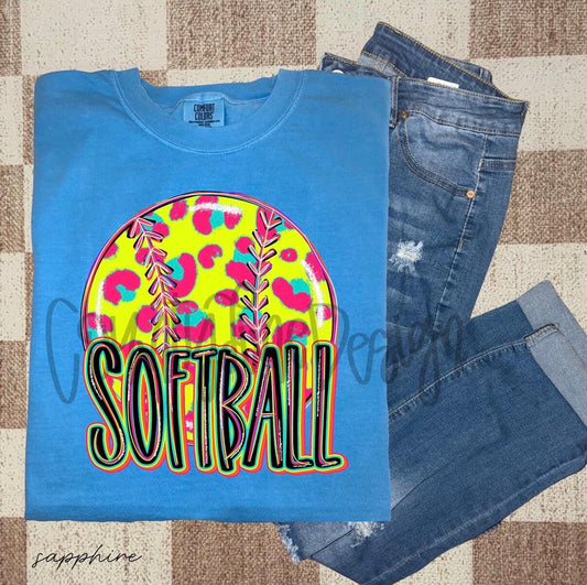 Colorful Softball