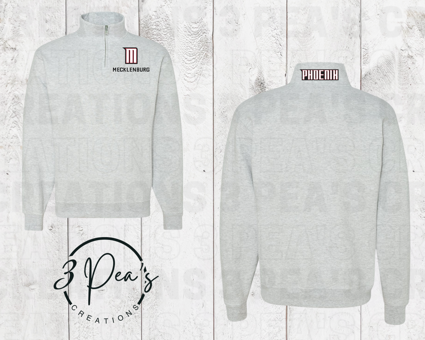 Phoenix Embroidered 1/4 Zip Sweatshirt