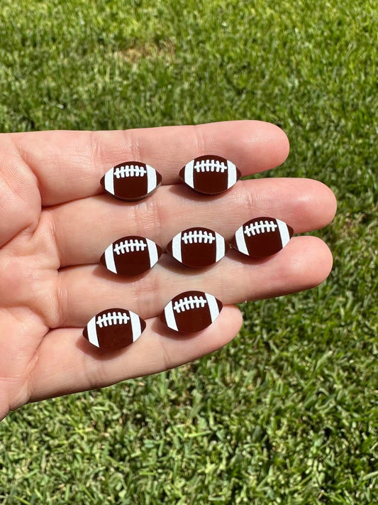 Football Stud Earrings