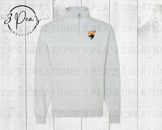Lake Hawks Embroidered 1/4 Zip Sweatshirt