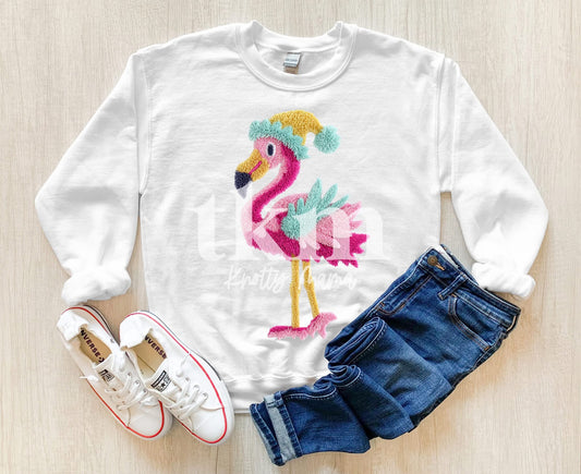 Plush Christmas Flamingo (TKM)