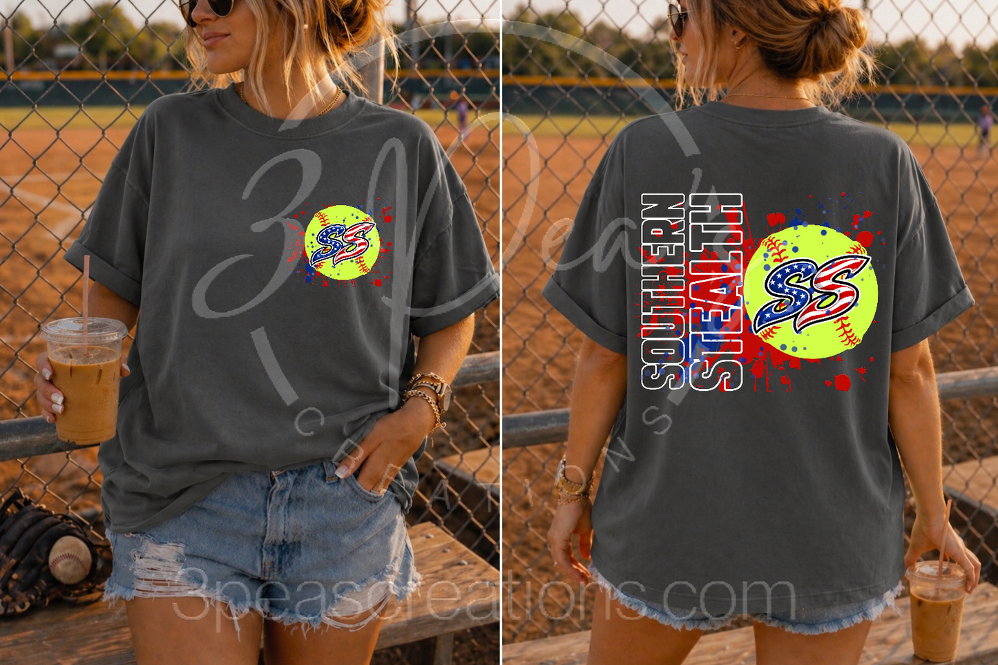 Stealth Splatter Front Back
