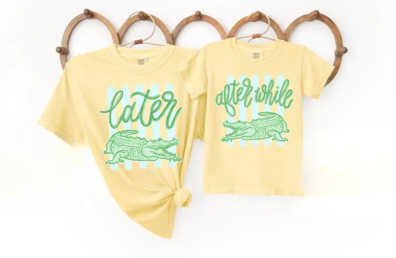 Later Gator After While Croc w/Stripes