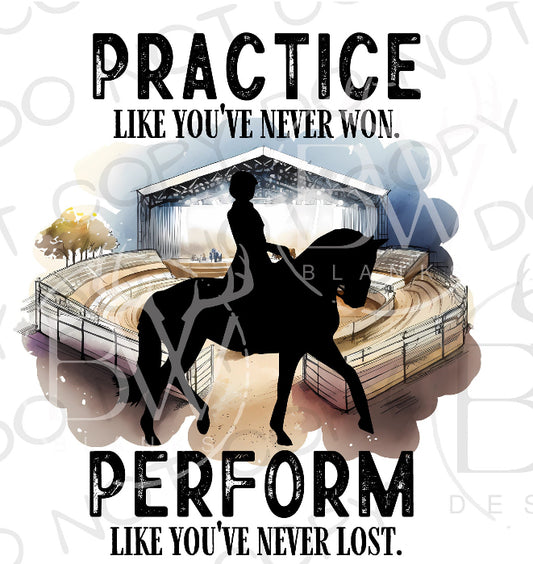 Youth Practice Like You Never Won-Horse