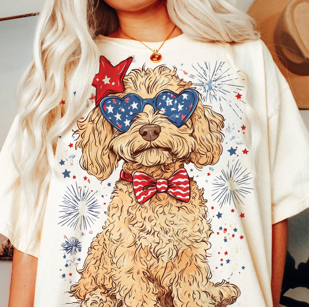 Patriotic Goldendoodle (E)