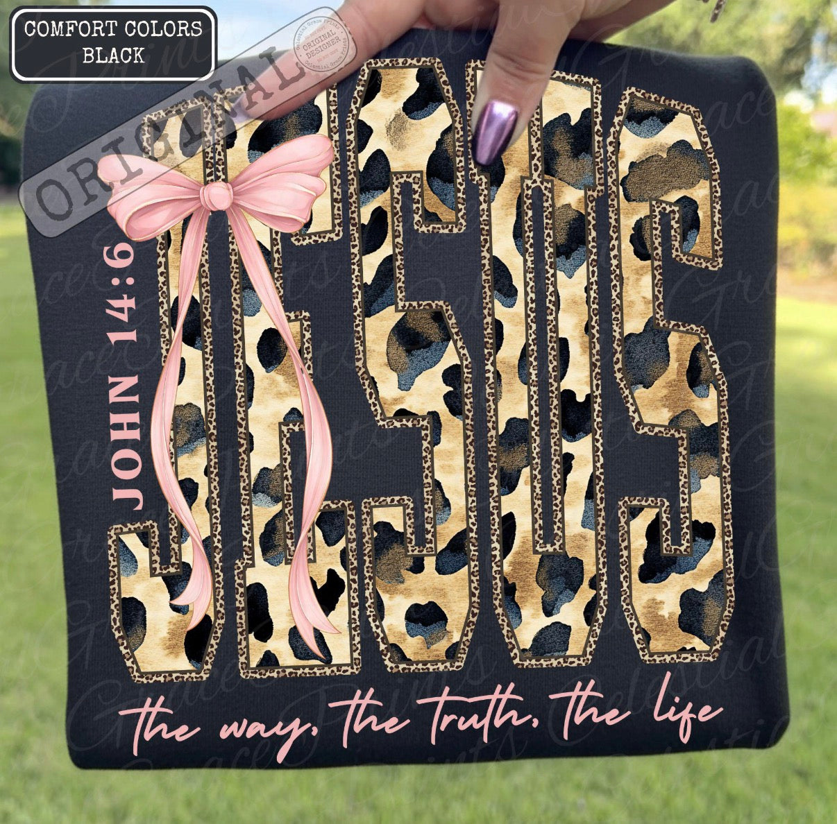 JESUS the Way, the Light, the Truth (Leopard Print)