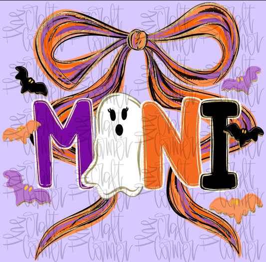 Mini Ghost with Bow (Youth Sizes)