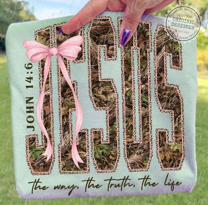 JESUS the Way, the Light, the Truth (Camo Print)