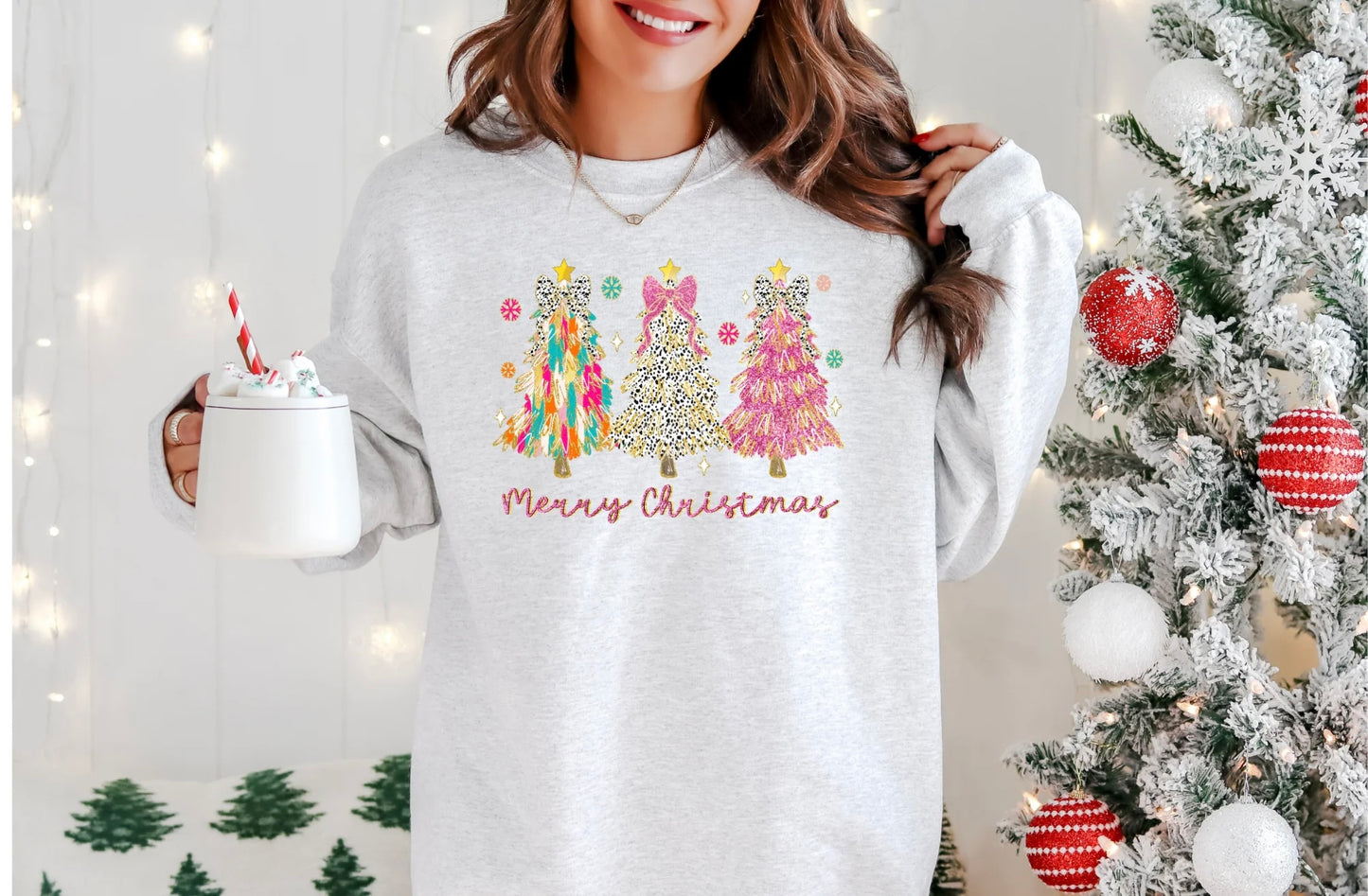 Merry Christmas Pink Gold