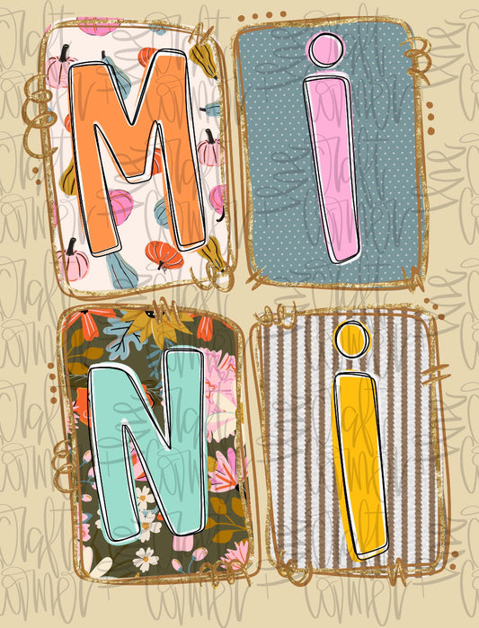 Youth Mini Fall Them Letters (TCC)