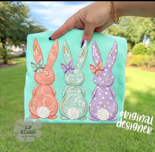 3 Pastel Bunnies