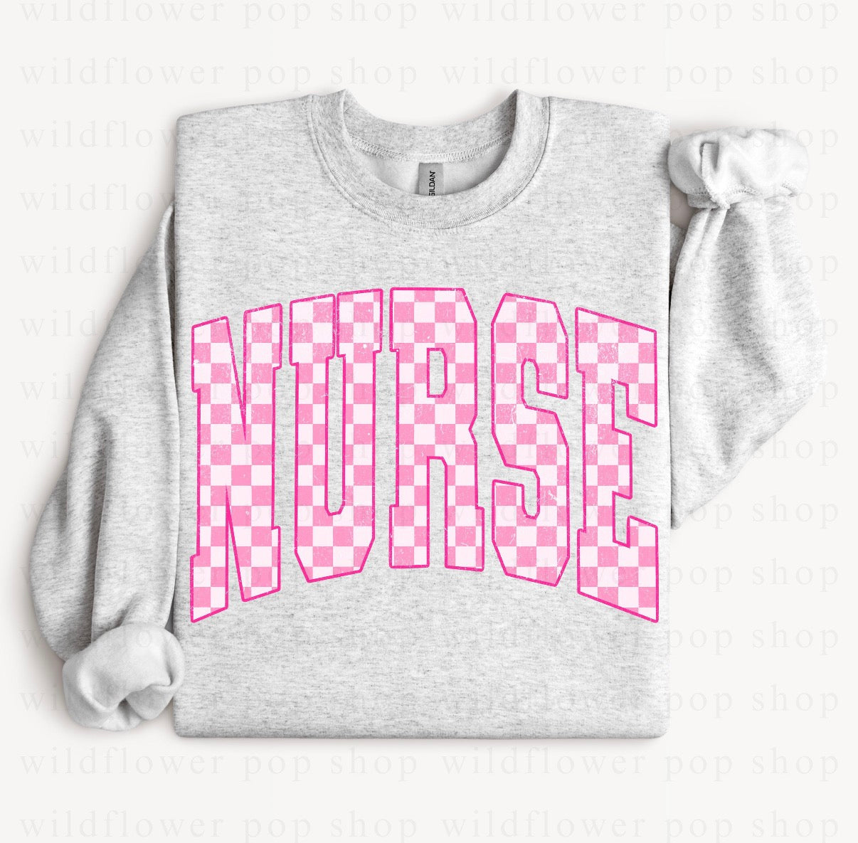 Nurse Pink Checkered