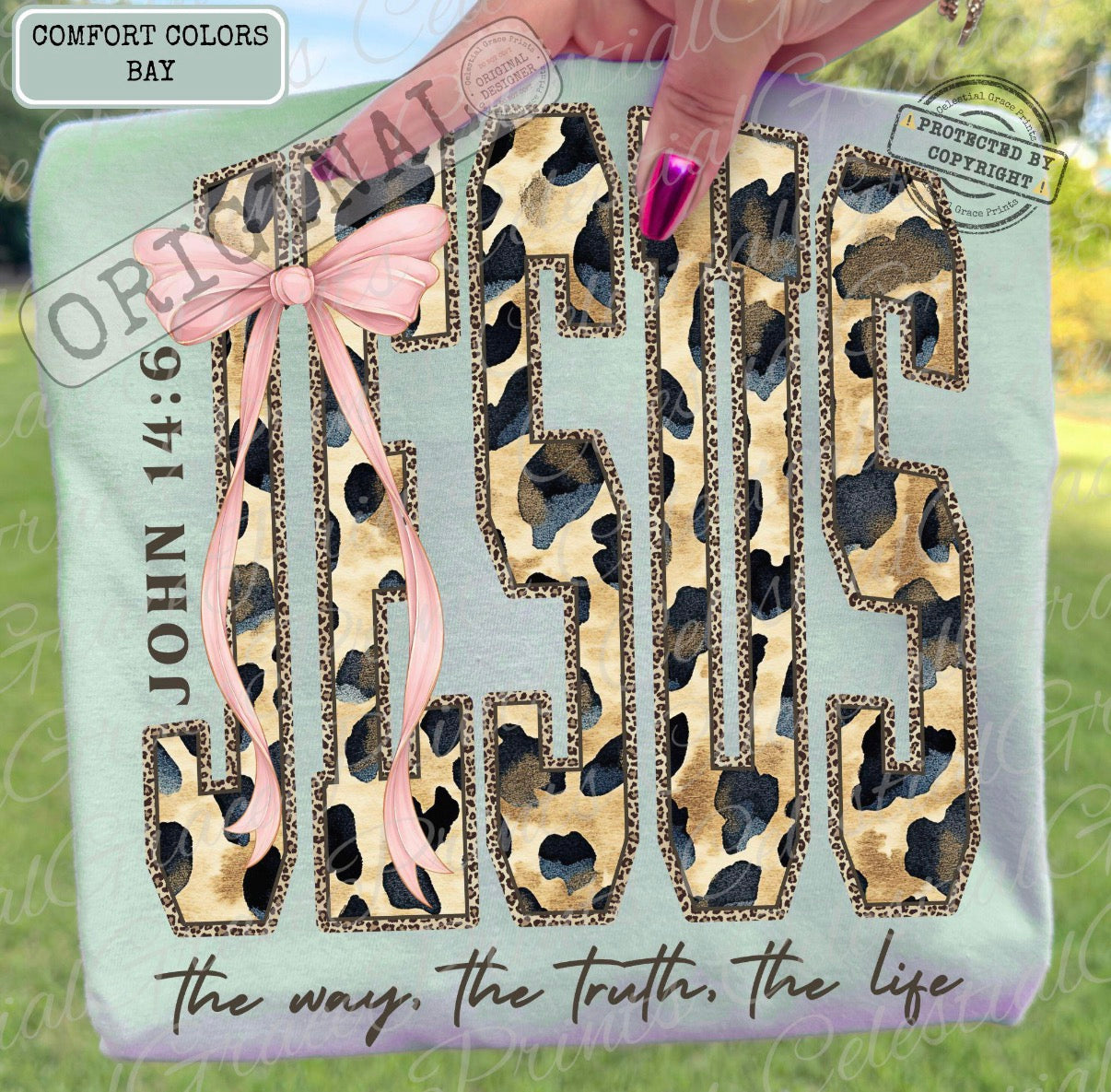 JESUS the Way, the Light, the Truth (Leopard Print)