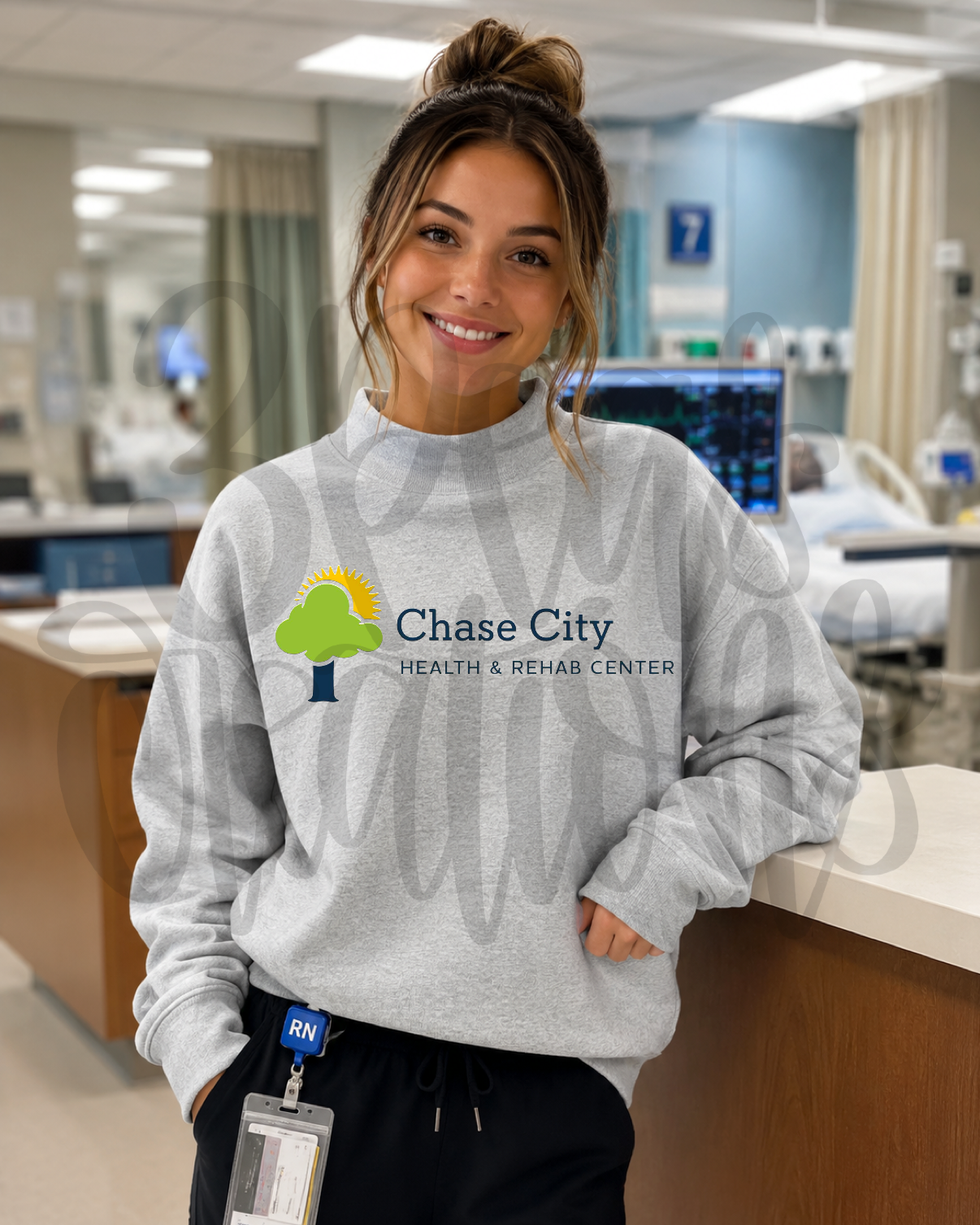Chase City Health & Rehab Mock Neck Pre-Order