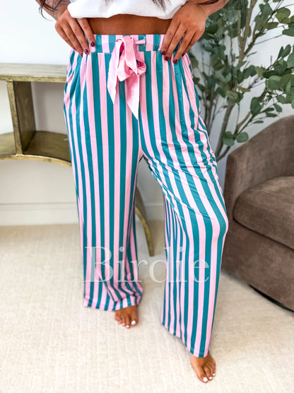 Stretchy Lounge Pants with Satan Ribbon