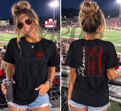 M Dot with Phoenix Script