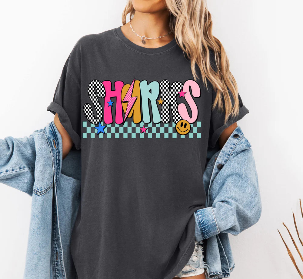 Youth Sharks Mix Print Preppy (WC)