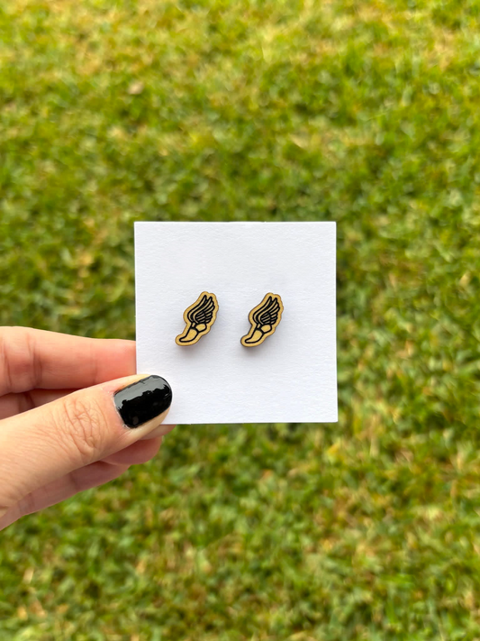 Track and Field Stud Earrings
