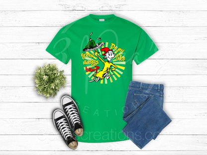 Toddler Green Eggs and Ham