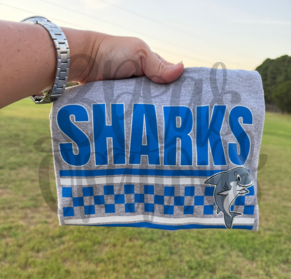 Youth Sharked Checkered