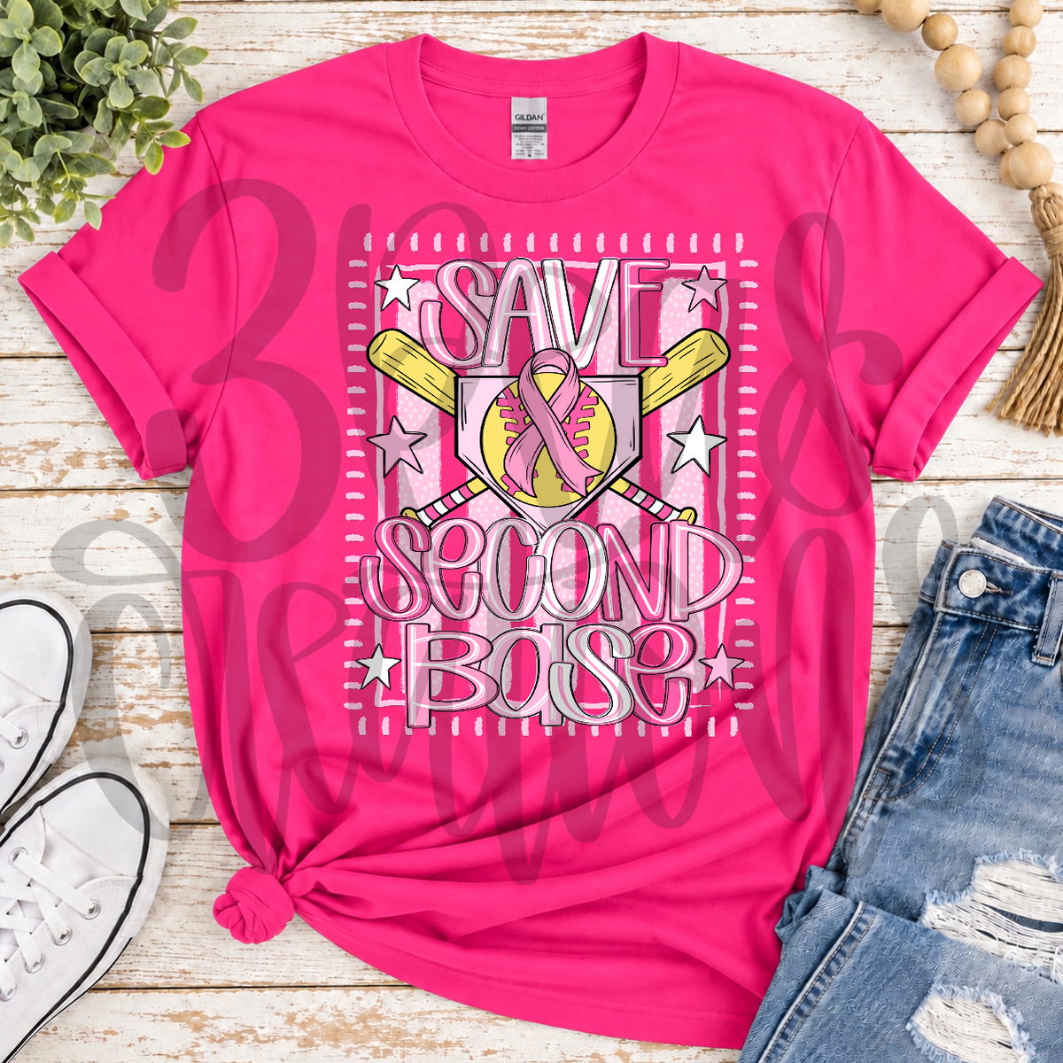 Save Second Base Cross Bats Softball