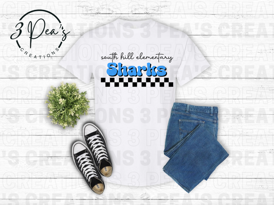 SH Sharks Checkered