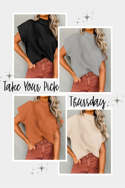 Ribbed Knit Sweater