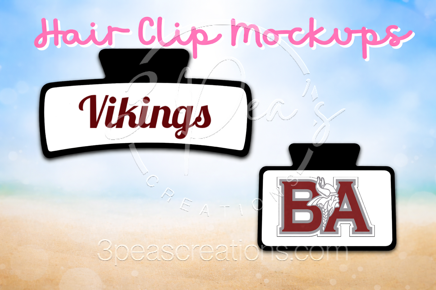 BA Vikings Claw Clip