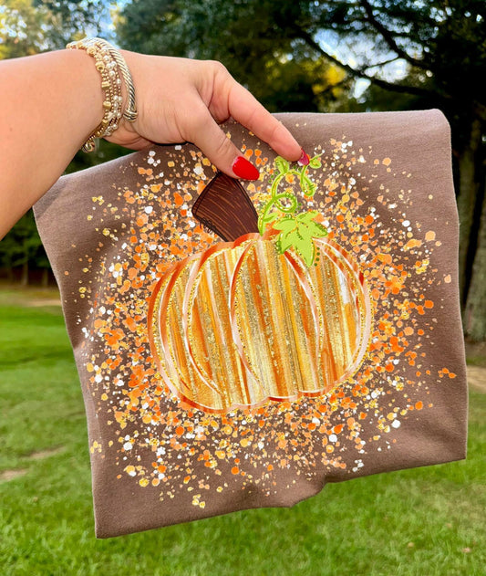 Fall Splatter Pumpkin