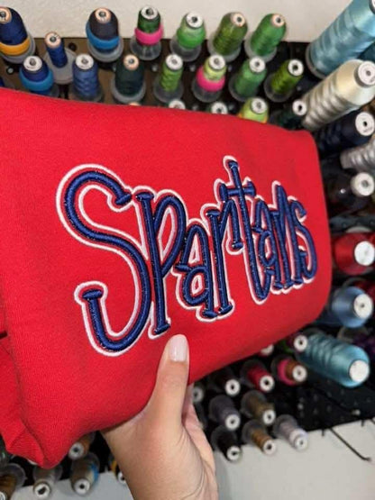 Puff Embroidery Sweatshirt