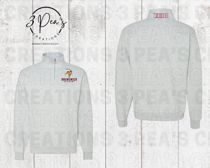 Vikings Embroidered 1/4 Zip Sweatshirt