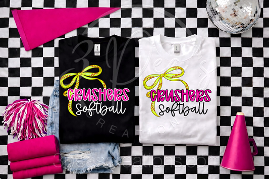 Crushers Softball Bow