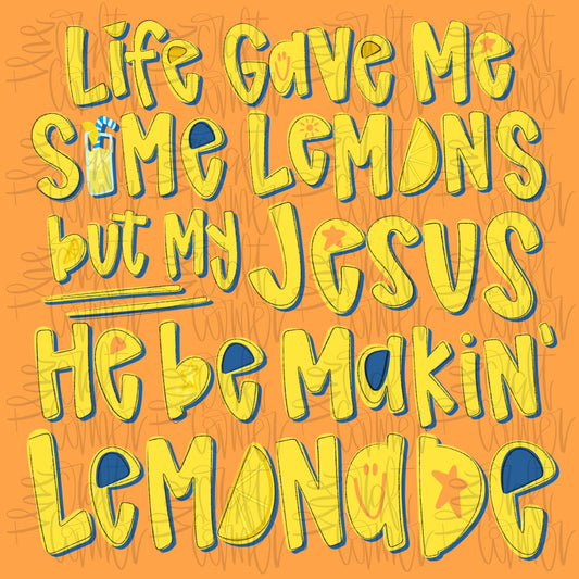 Youth Jesus Be Makin Lemonade Words Boy
