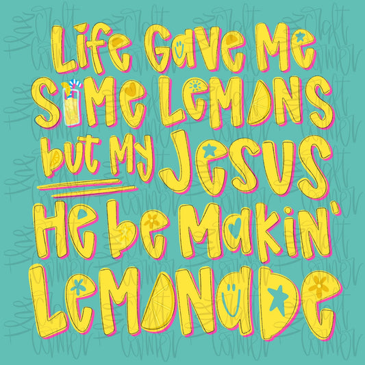 Youth Jesus Be Makin Lemonade Words Girl