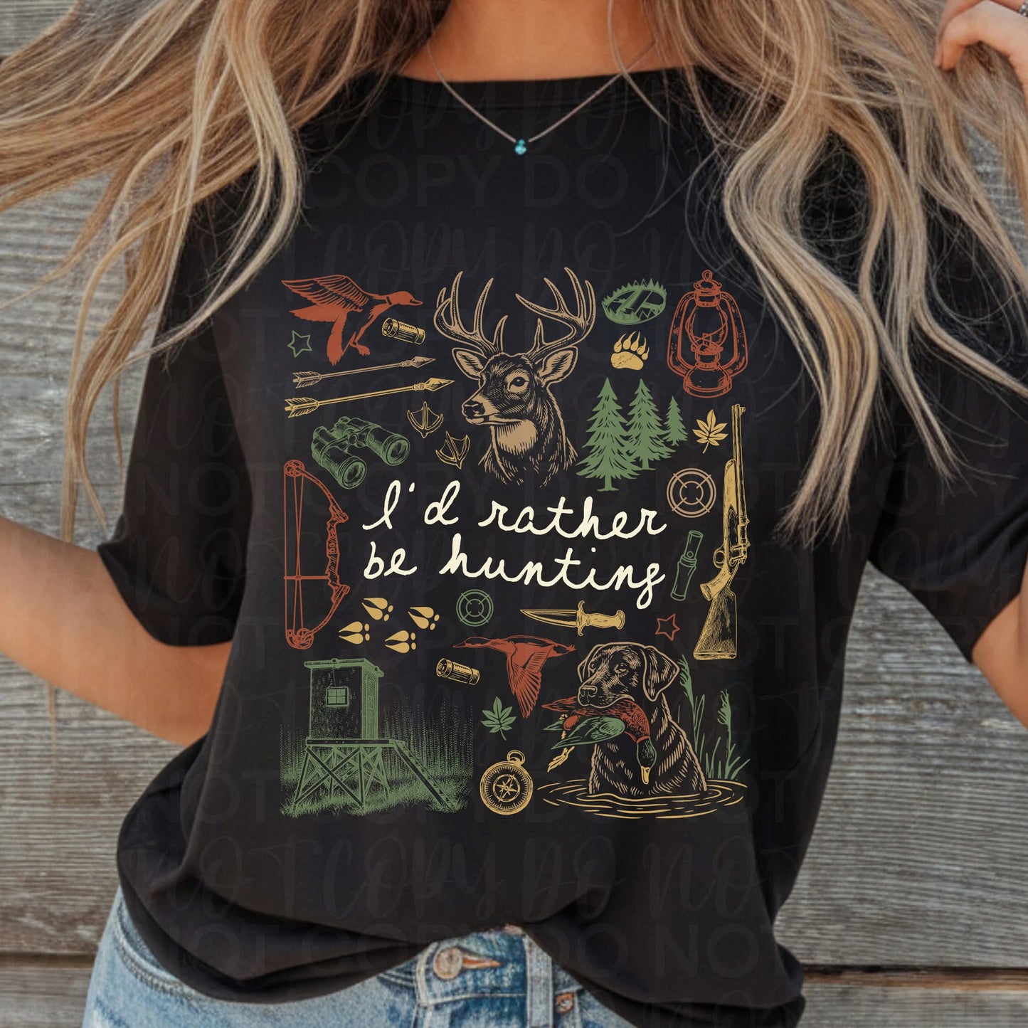 I’d Rather Be Hunting Doodle