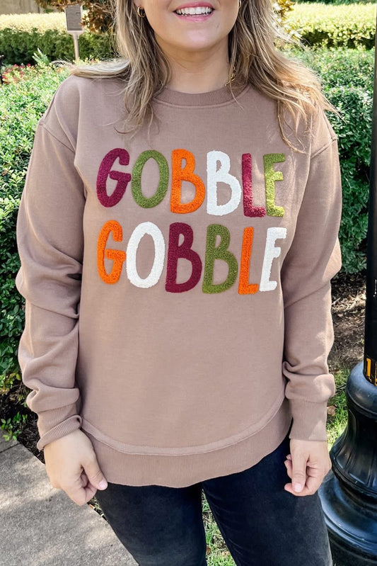 Gobble Gobble Kakhi Top