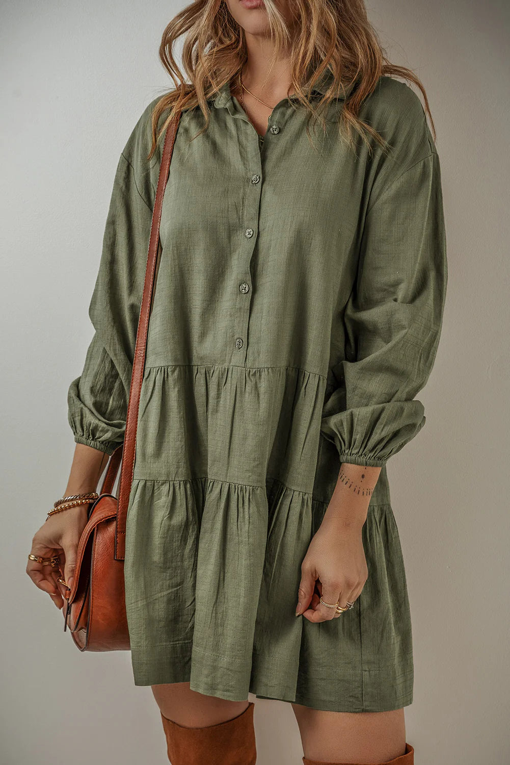 Puff Sleeve Dress