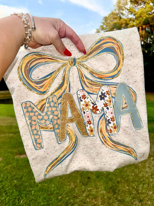 Autumn Mama Bow (TCC)