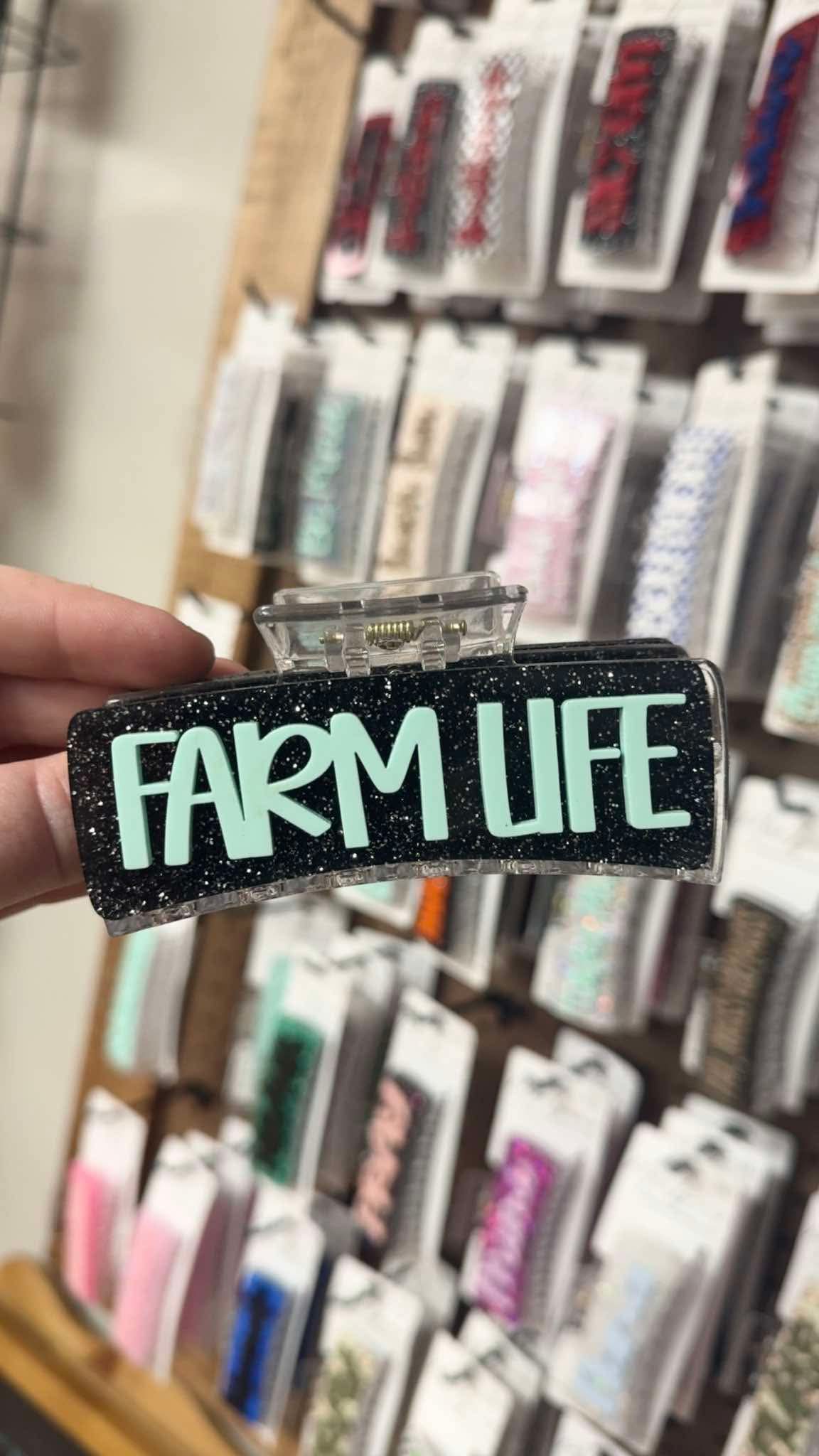 Farm Life Claw Clip