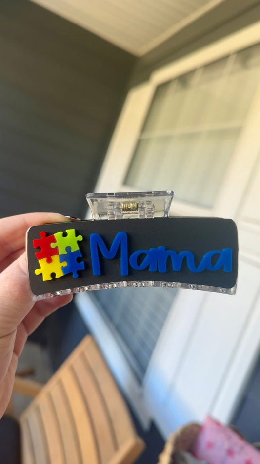 Autism Small Claw Clip