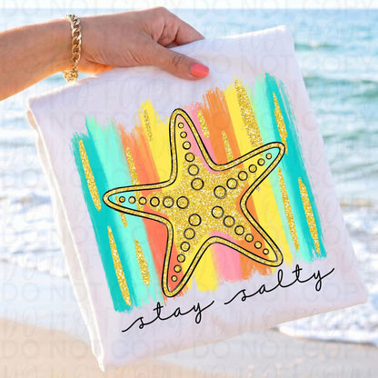 Stay Salty Faux Glitter