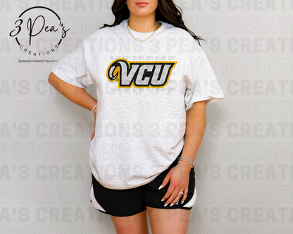 Faux Glitter VCU Logo