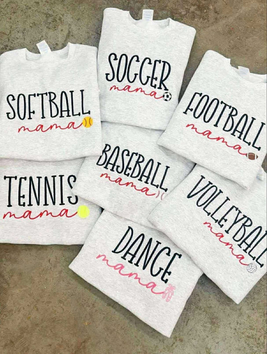 Embroidered Sports Titles