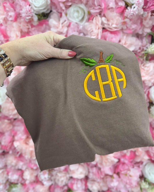 Monogram Pumpkin Tees