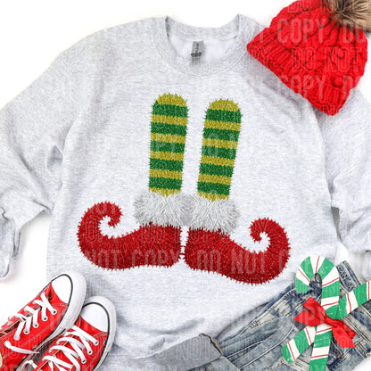 Faux Yarn Elf Shoes