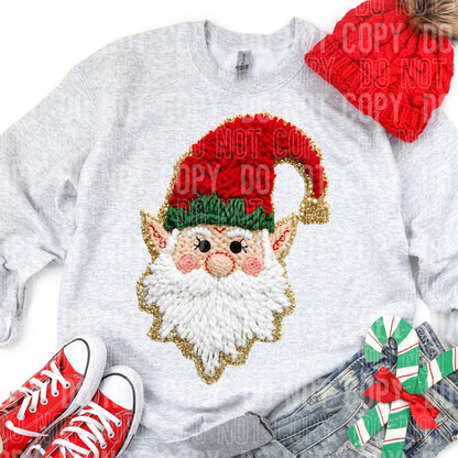Faux Yarn Santa Elf