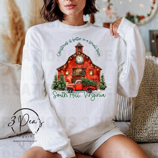 Custom Small Town Red Barn