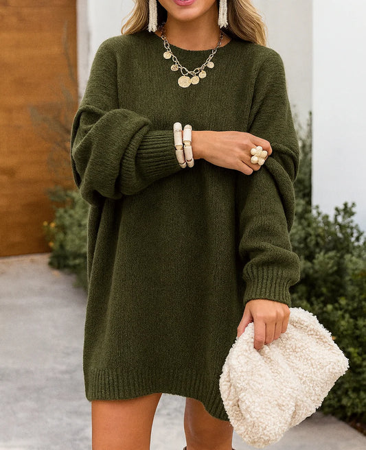 Slouchy Sweater Dress