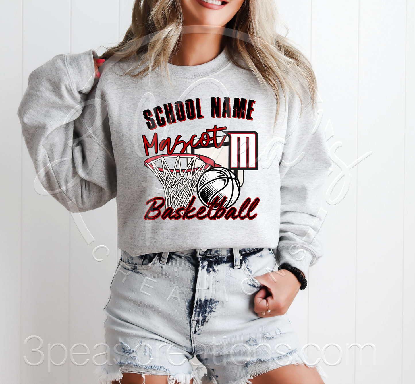 Custom Mascot Basketball Goal