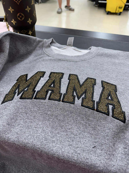 Glitter Title Block Embroidery without Sleeve
